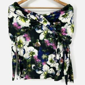 Rachel Roy Off the Shoulder Floral Top